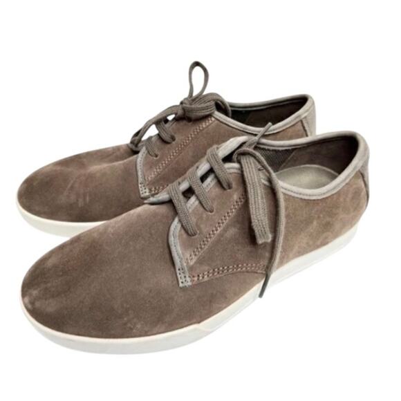 Ecco Other - Ecco Shoes Mens Size 5 Collins 2.0 Brown Suede Lace‎ Up Sneakers